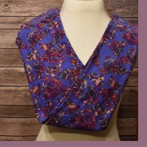 Purple floral leggings 💜